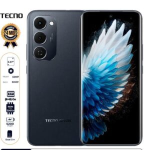 tecno spark 40 pro+ 256 gb 8 gb + 8 gb ram expandable 6.78" 50mp+2mp/13mp dual nano sim 5200 mah 24 month warranty