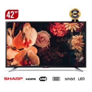 sharp 42" smart tv full hd led android 11 with google assistant 6 month warranty